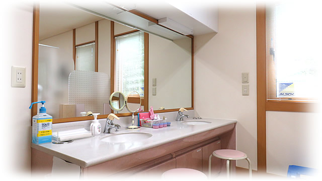 ブラッシングスペース